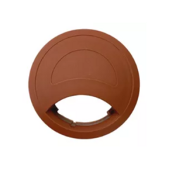 PASSA FIO/TAPA FURO P/MOVEIS DE ESCRITORIO MARROM 59MM SFORPLAST