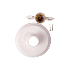 PLAFONIE C/SOQUETE DE PORCELANA BRANCO E27 FOXLUX - comprar online