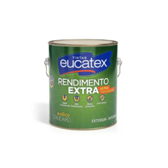 TINTA ACRÍLICA STANDARD BRANCA FOSCA EXTRA RENDIMENTO 3,6L EUCATEX