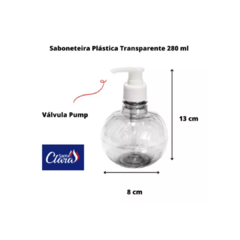 SABONETEIRA PET TRANSP. 280ml SANTA CLARA - comprar online