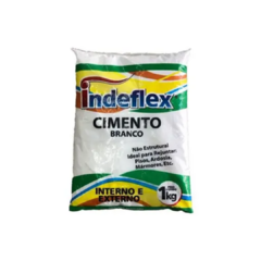 CIMENTO BRANCO 1KG INDEFLEX - comprar online