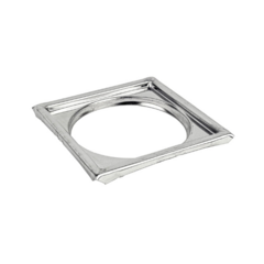 CAIXILHO INOX QUADRADO 10 CLARINOX