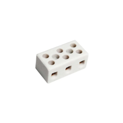 CONECTOR PORCELANA TRIPOLAR - 10mm FOXLUX