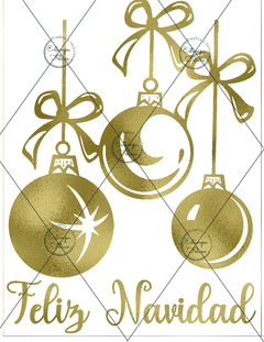 Foil transfer metalizada MINI FTD-11(navidad)