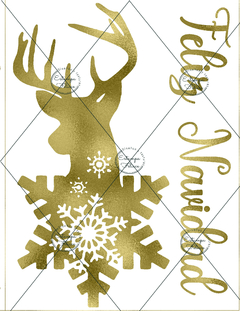 Foil transfer metalizada MINI FTD-12(navidad)