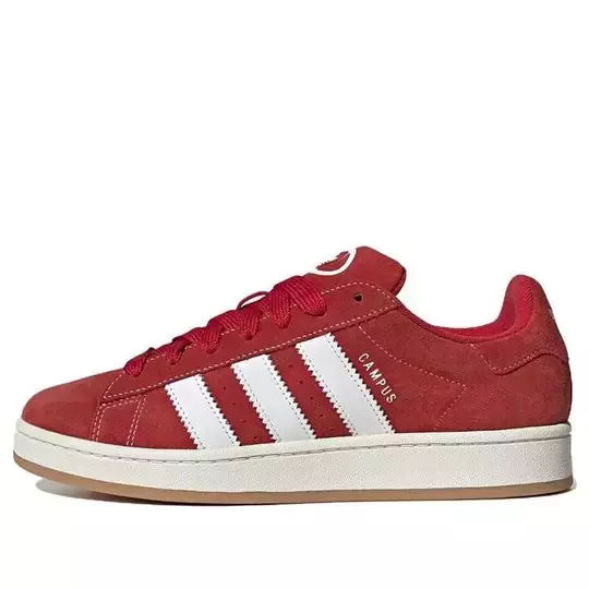 Tênis couro adidas originals best sale campus vermelho