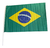 Bandeira Brasil 60x90 Copa Do Mundo Com Haste De 88cm