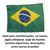 Bandeira Brasil 30x40 Copa Do Mundo Com Haste De 60cm - loja online