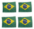 Bandeira Brasil 30x40 Copa Do Mundo Com Haste De 60cm - Festas & Festas