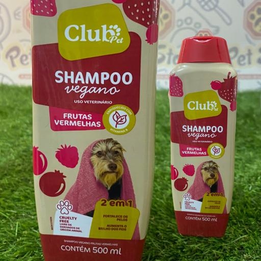 Aqui na S4Pets - Seu Pet Shop Online de Confiança: precisou, comprou,  chegou! você encontra Shampoo Vegano De Frutas Vermelhas 2 Em 1 500ml -  Club Pet com ótimos preços!