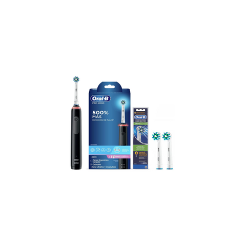 Cepillo Dental Eléctrico Oral-B® Pro 2000 + 2 Repuestos Sensi