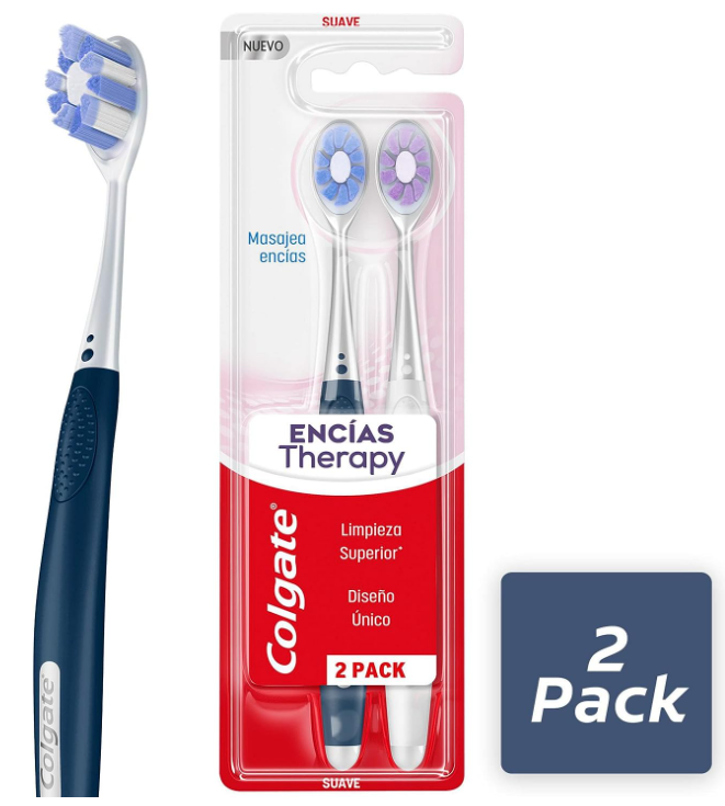 Cepillo de Dientes Therapy Suave 2 Unidades, Productos