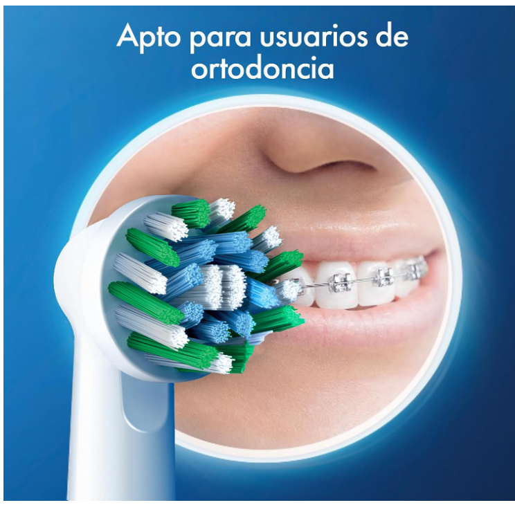 Cepillo Dental Eléctrico Oral-B® Pro 2000 + 2 Repuestos Sensi