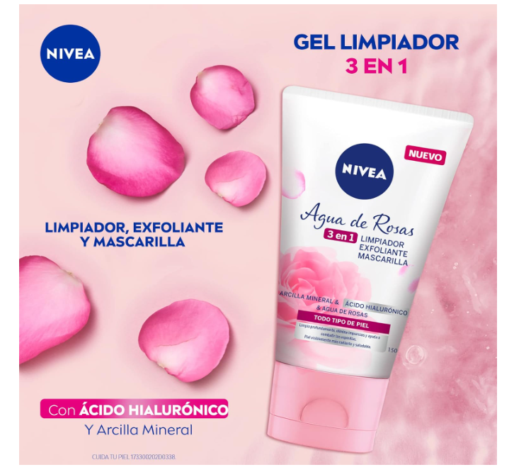 ▷ Exfoliante Facial, Gel Limpiador, 150 ML