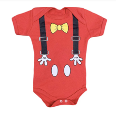 Body Temático Mickey Suspensório e Gravata - comprar online