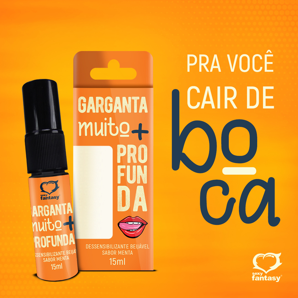 Garganta Muito Mais Profunda - SEX SHOP EM ATACADO