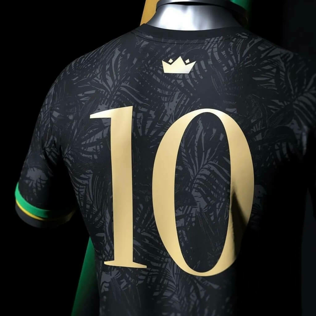 Camisa De Futebol 2022 Brasil Longe NEYMAR JR # 10 Camisas