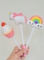 Microfibra Squishy Cupcake, Arcoíris, Unicornio