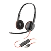 HP HEADSET POLY BLACKWIRE C3220 STEREO USB-A