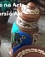 Ibá personalizado em cerâmica com grafismo da Arte Marajoara e detalhes da fauna e da flora amazônica. - Mibaraió Art