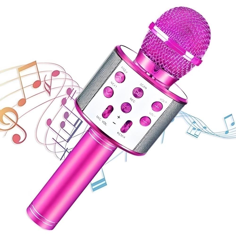 Microfono Inalámbrico Bluetooth Con Parlante Karaoke WS 858