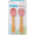 KIT TALHERES SILICONE E BAMBU BUBA ROSA