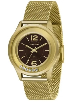 Relógio Feminino Dourado Lince LRG4711 MDKX 789715