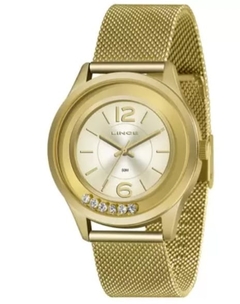 Relógio Feminino Dourado Lince LRG4711L
