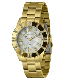 Relógio Feminino Dourado Lince LRM4732L