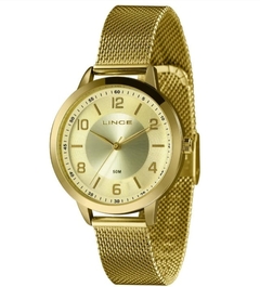 Relógio Feminino Dourado Lince LRG4747L