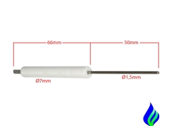 CE7A66-50 Electrodo Bujía de Ignición o Sensor de llama por Ionización para Quemador - comprar online