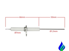 CEA7A66-50 Electrodo Bujía de Ignición o Sensor de llama por Ionización para Quemador - comprar online