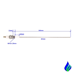 CE14-12-300A1 Electrodo Bujía De Ignición O Sensor De Llama homologa al Beru en internet
