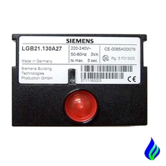 LGB21.130A27 Control De Llama Siemens Para Quemadores A Gas - comprar online