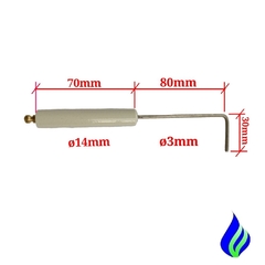 CE14A70-8030 Electrodo Bujía de Ignición o Sensor de llama por Ionización para Quemador - comprar online