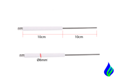 CE8A100-100 Electrodo Bujía De Ignición o Sensor De Llama para Quemador a Gas o ACPM - comprar online