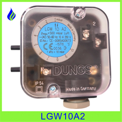 LGW10A2 Suiche Presostato Diferencial Dungs Interruptor De Presión Aire Quemador - comprar online