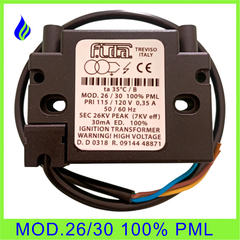 MOD 26/30 100% PML TRANSFORMADOR DE IGNICIÓN FIDA 120V salida 1 POLO PARA QUEMADOR A GAS - comprar online