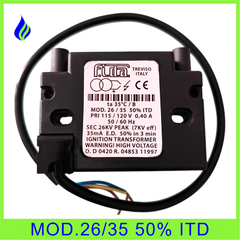 MOD. 26/35 50% ITD TRANSFORMADOR DE IGNICIÓN FIDA 120V DOBLE SALIDA PARA QUEMADOR A GAS Y ACPM - comprar online