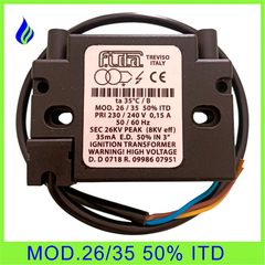 MOD. 26/35 50% ITD TRANSFORMADOR DE IGNICIÓN FIDA 230V DOBLE SALIDA PARA QUEMADOR A GAS Y ACPM - comprar online