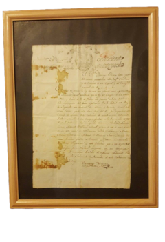 Manuel Ballivian. Documento Boliviano, Ciudad de la Paz, Ayacucho, 1838. - comprar online