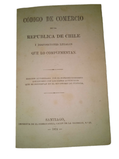 CODIGO DE COMERCIO DE LA REPUBLICA DE CHILE.