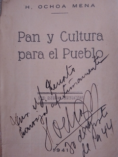 Herminio Ochoa Mena. Pan y cultura para el Pueblo. - comprar online
