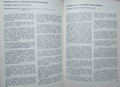 Esquema de los partidos y movimientos políticos chilenos y síntesis programática de las candidaturas presidenciales en 1970 - comprar online