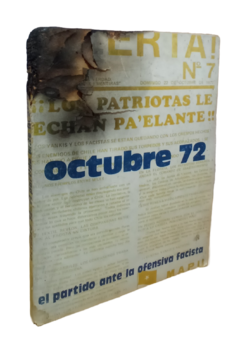 Octubre 72, el partido ante la ofensiva facista. MAPU.