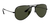 Anteojos De Sol Ray-ban Aviator Classic Standard Con Marco De Metal Color Polished Black, Lente Green De Cristal Clásica, Varilla Polished Black De Metal - Rb3025 - comprar online