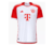 camisa - bayern de munique - home-1- branca- vermelha - 3 listras no ombro - torcedor- masculina - escudo - bordado  - . t . - adidas - 23/24 - gola - polo-        1 png . 