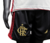 camisa - flamengo - away - 2 - branco - preto - dourado - listrada - kit- criança - short - escudo - bordado - 3 listras no ombro - gola - v - 5 png .