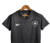 camisa - botafogo - away - 2 - preta - branca - feminina - baby  look - reebok - estrela- gola - v - glorioso -3 png .