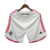 Short Flamengo 24/25 - Masculina Adidas - Branco com detalhe Vermelho